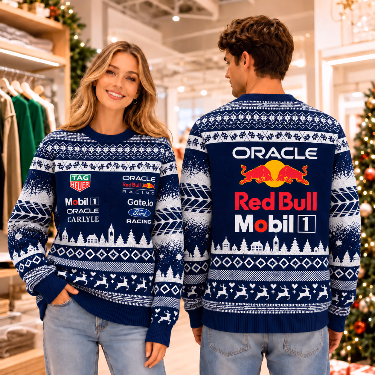 Oracle RB 2026 Racing Ugly Christmas Sweater