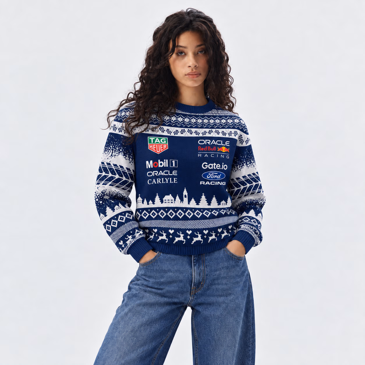 Alternative view of Oracle RB 2026 Racing Ugly Christmas Sweater