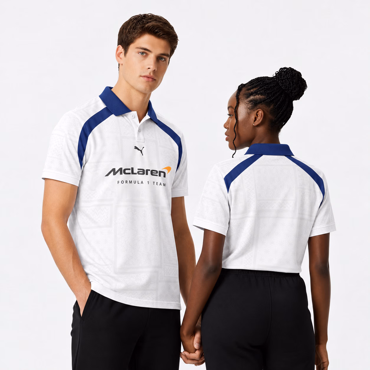 Alternative view of Papaya Team 2026 Singapore GP Custom Racing Polo