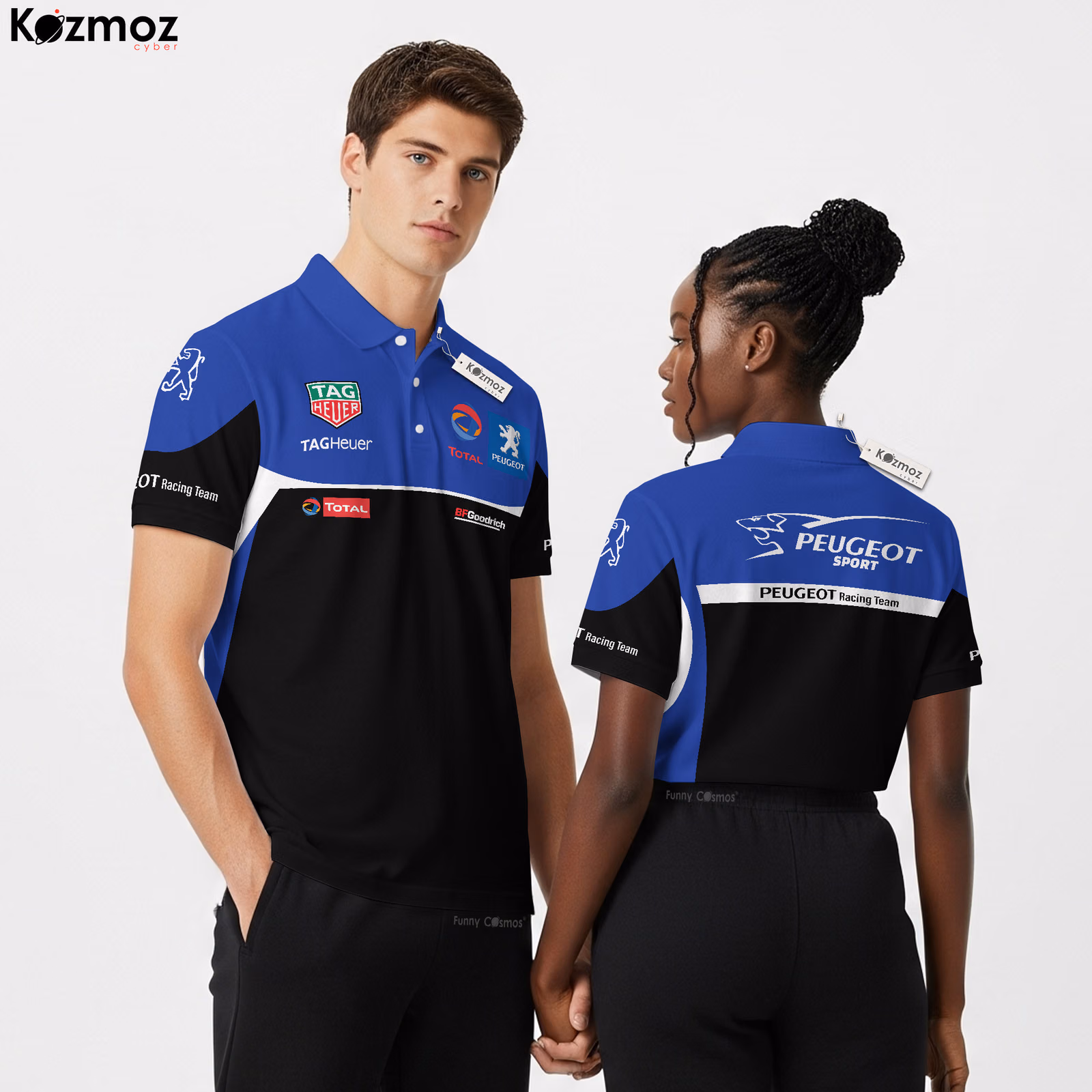 Peugeot Sport Racing Polo Shirt Motorsport Polo Shirt