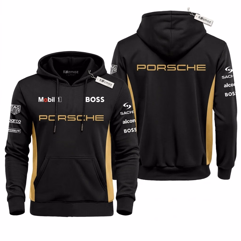 Alternative view of Porsch Racing Hoodie Suit Retro Track Collection