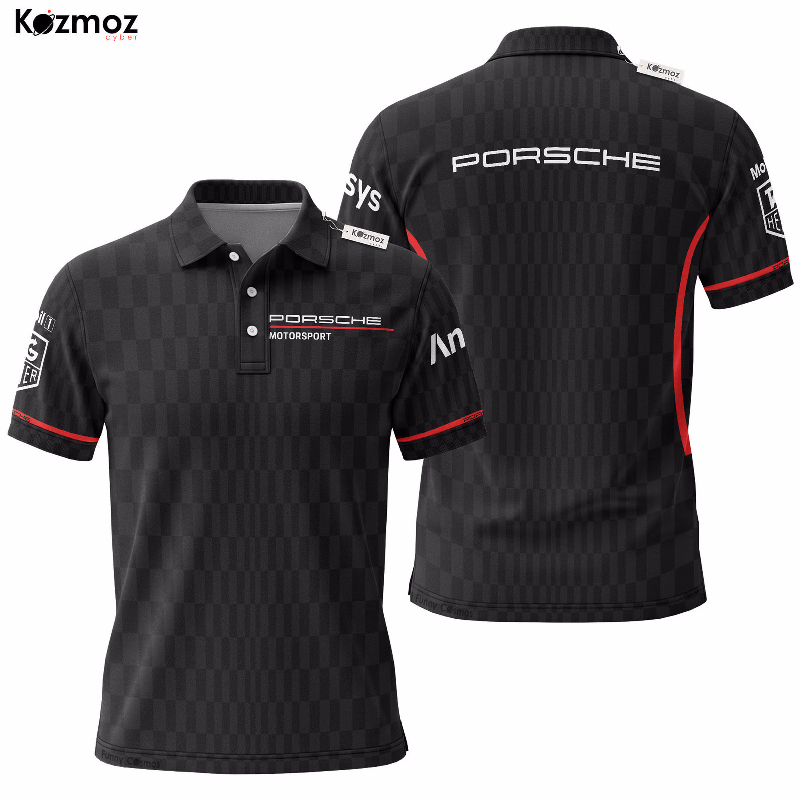 Alternative view of Porsh Racing Polo - Red Line Teamwear Motorsport