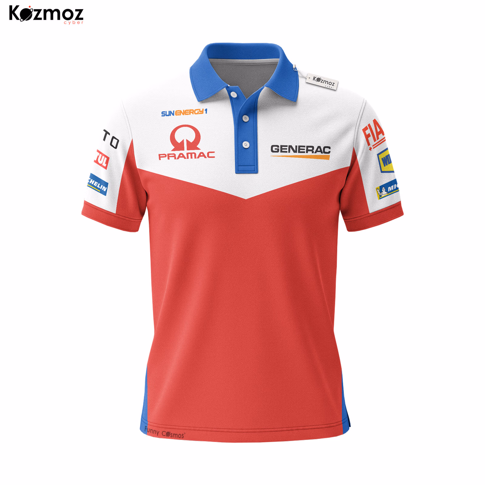 Alternative view of Pramac Racing Polo Shirt 2022 Ducati Collection - Pramac Racing Team