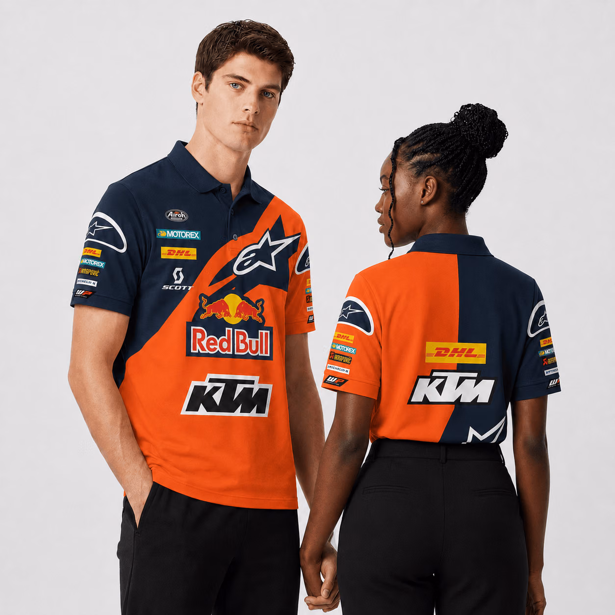 RB KTM Factory Moto Racing Championship Custom Polo Shirt