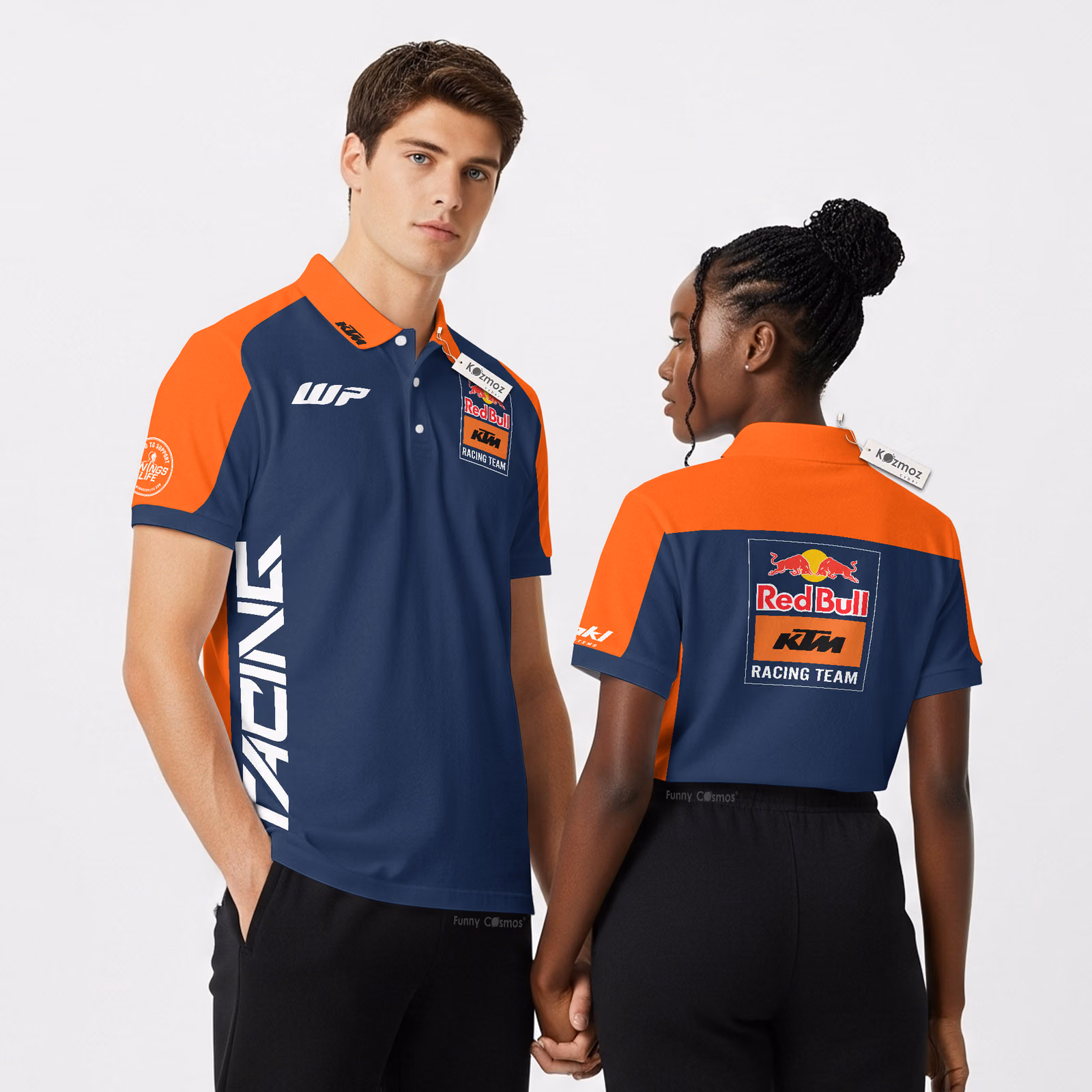 RB KTM Motogp Racing Custom Polo Shirt