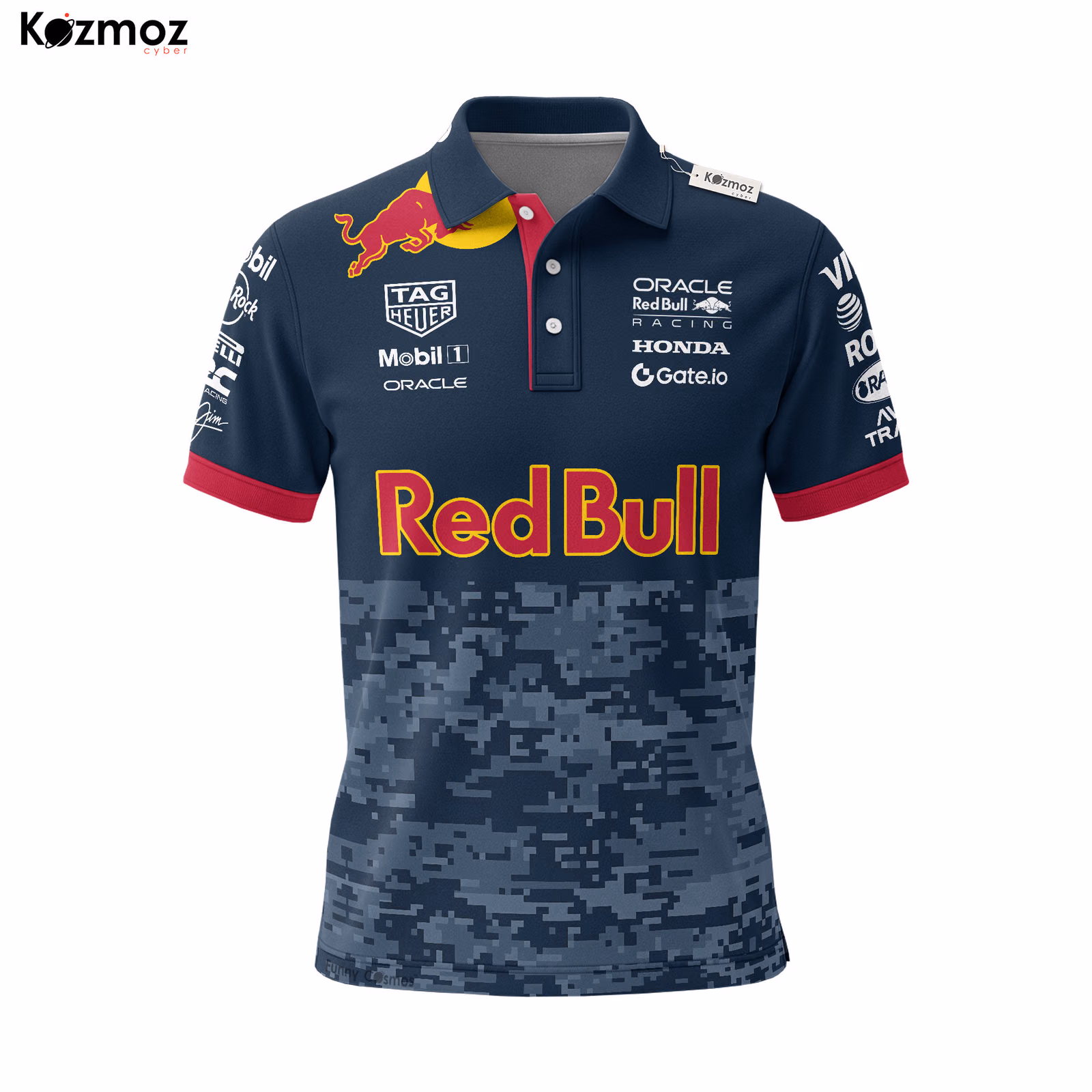 Alternative view of RB Racing Polo Shirt - ORB Racing Singapore GP 2025 Camo Edition