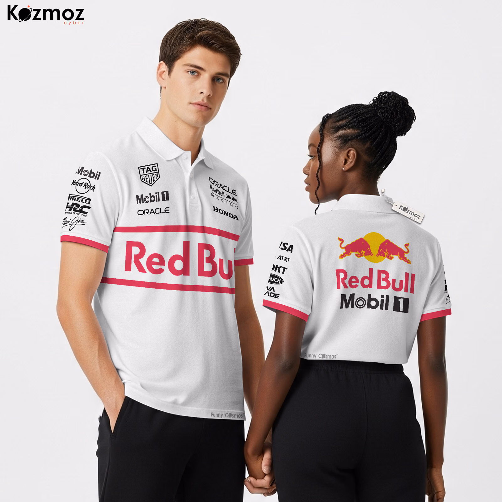 Red Bull 2025 Racing Polo Shirt ORB Polo Team - 3
