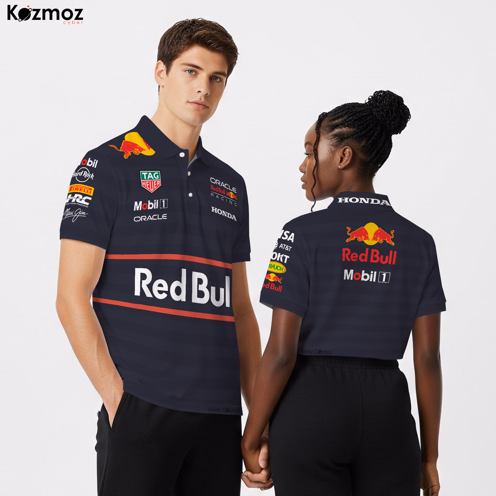 Red Bull 2025 Racing Polo Shirt RBR Polo Team