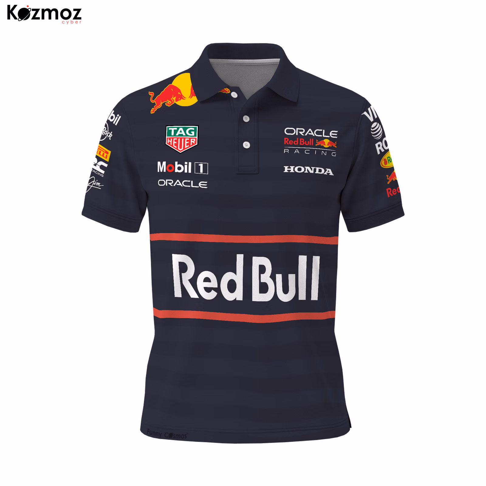 Alternative view of Red Bull 2025 Racing Polo Shirt RBR Polo Team