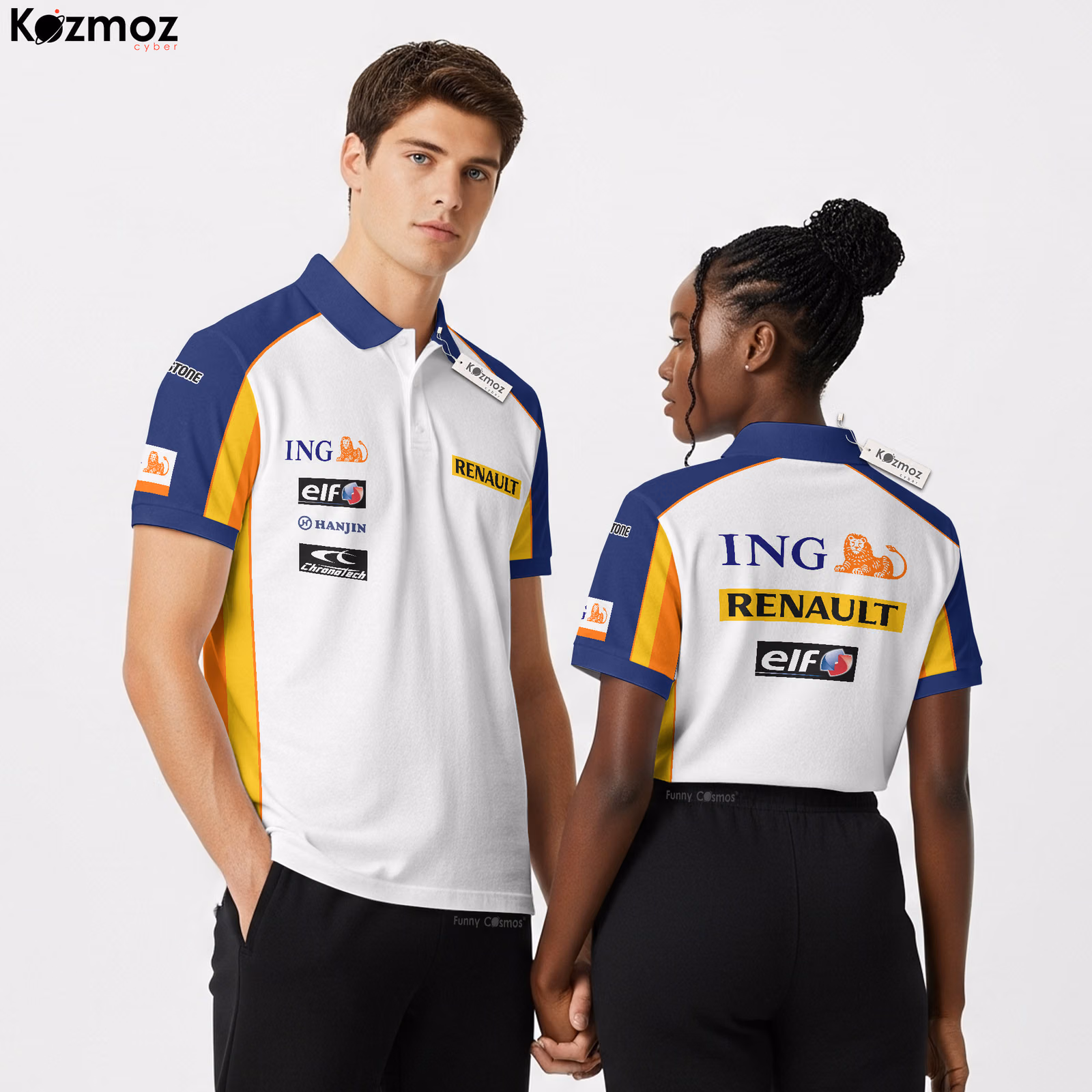 Renault Pit Crew Polo Shirt - Racing Teamwear Sport - 3