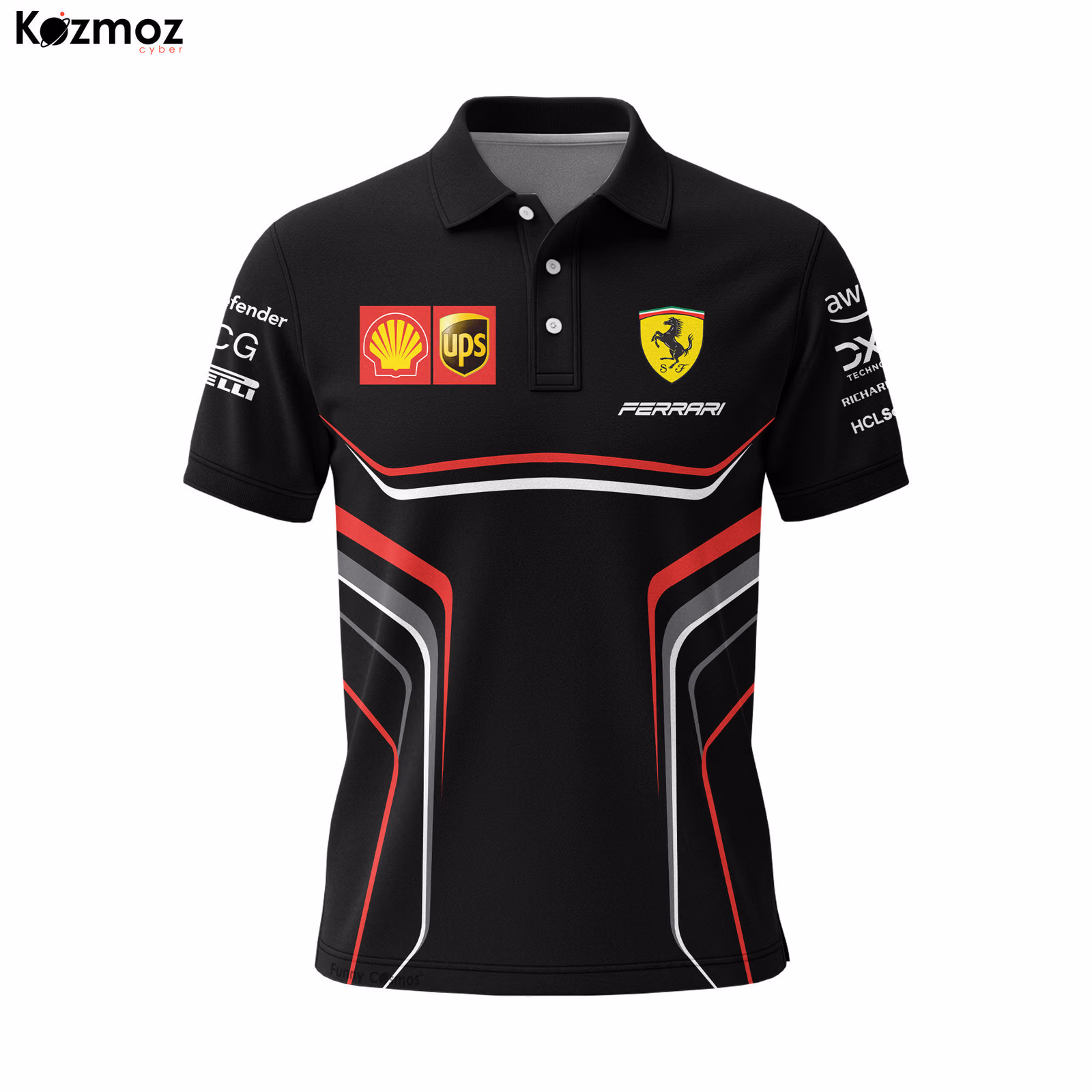 Alternative view of SF Racing Polo Shirt Livery SF Polo Team