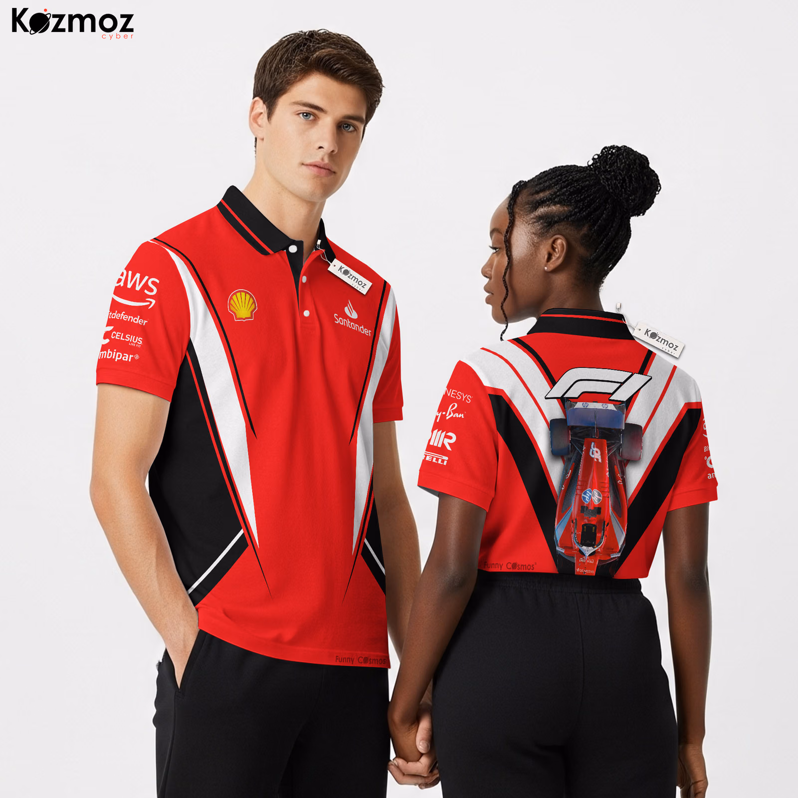 SF Racing Polo Shirt SF-24 Livery SF Polo Team