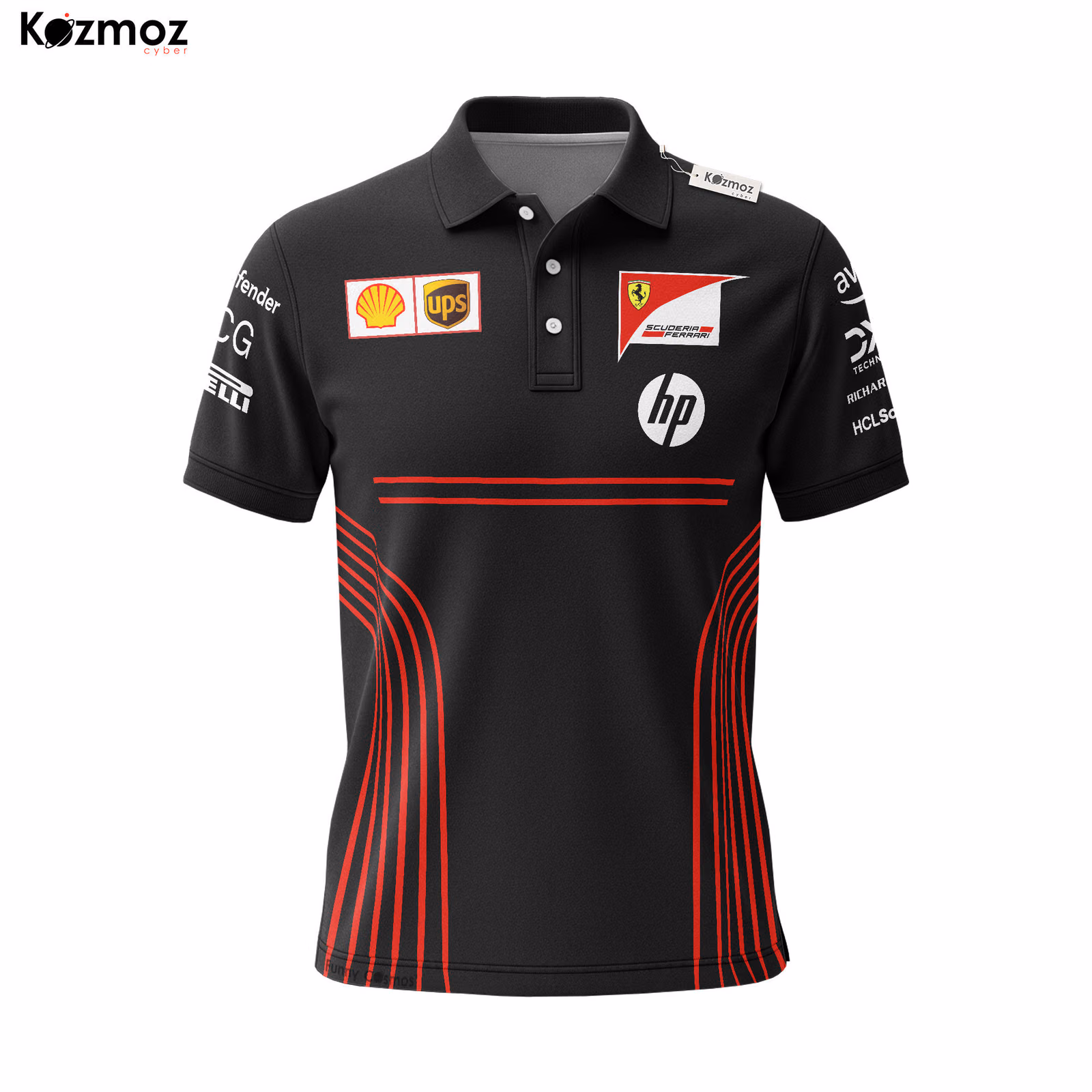 Alternative view of SF "Red Line" Racing Polo Shirt 2025 Team Polo