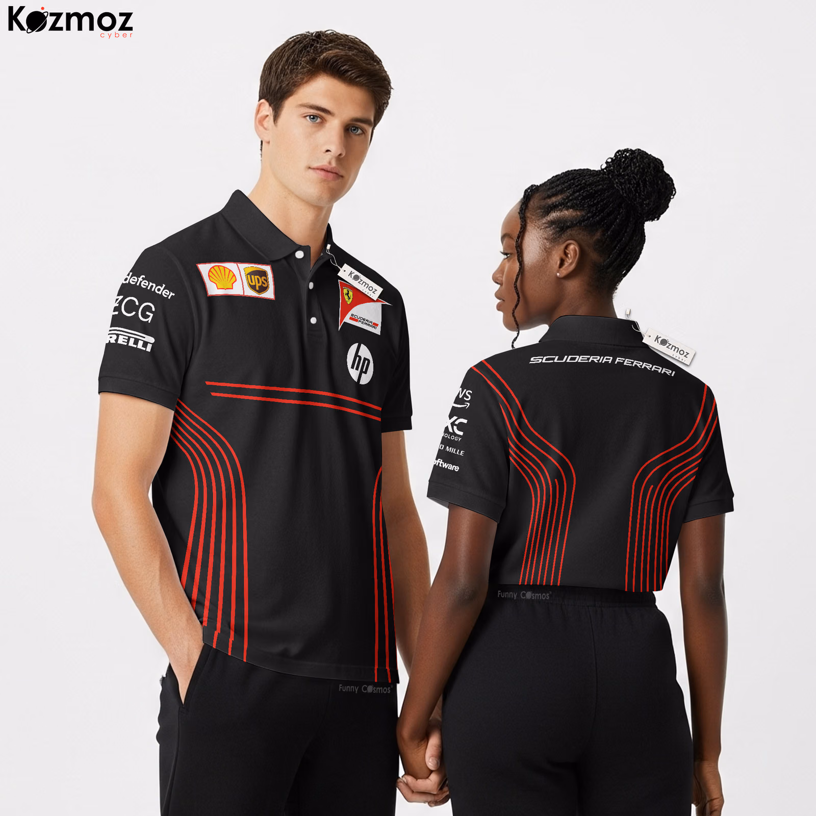 SF "Red Line" Racing Polo Shirt 2025 Team Polo