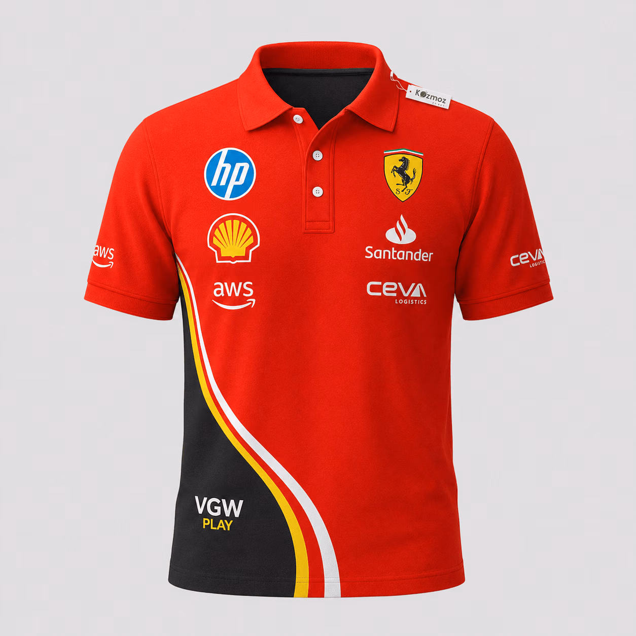 Alternative view of SF Racing Team 2026 Limited Edition Ver 1 Custom Polo Shirt