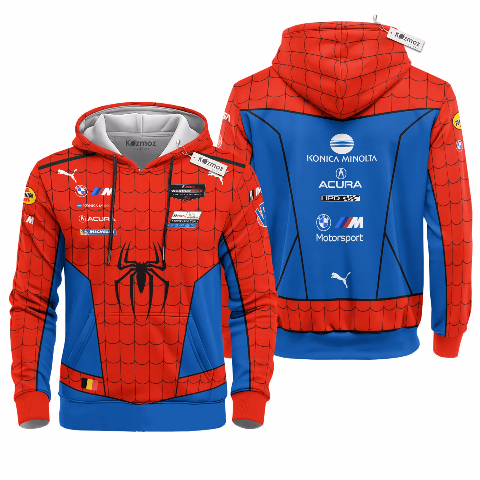 Alternative view of Spidey x BMWM-Team #24 Hybrid V8 Custom Racing Tracksuit