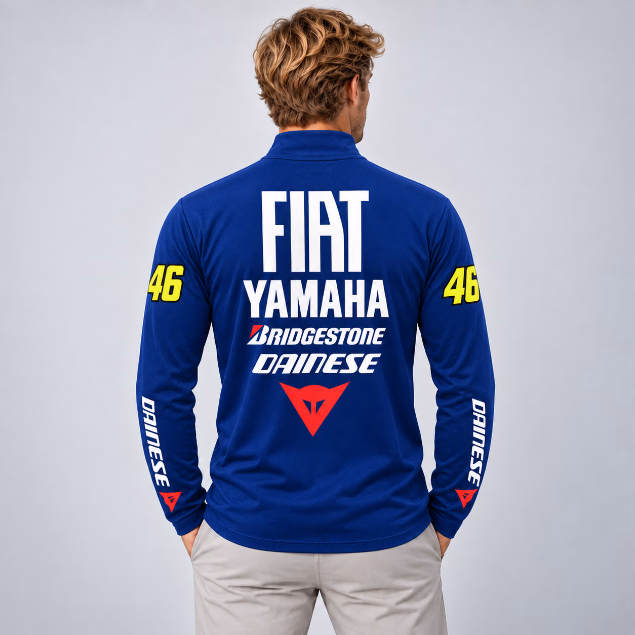 Alternative view of The Doctor #46 Racing Inspired Long Sleeve Shirt