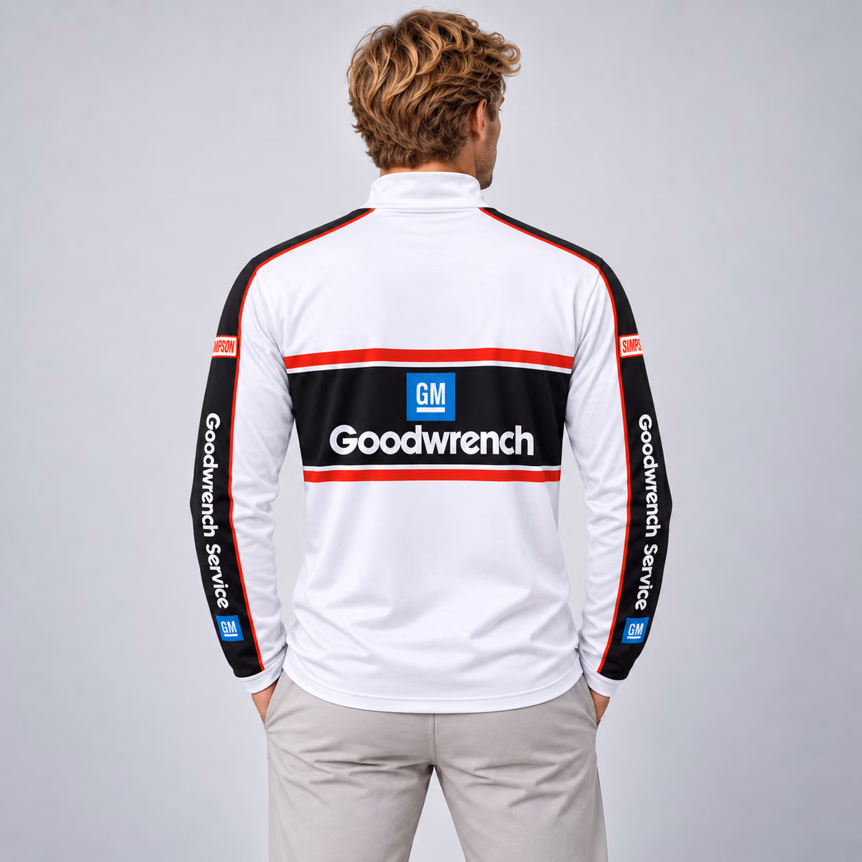 Alternative view of The Intimidator #3 Racing Inspired Long Sleeve Shirt