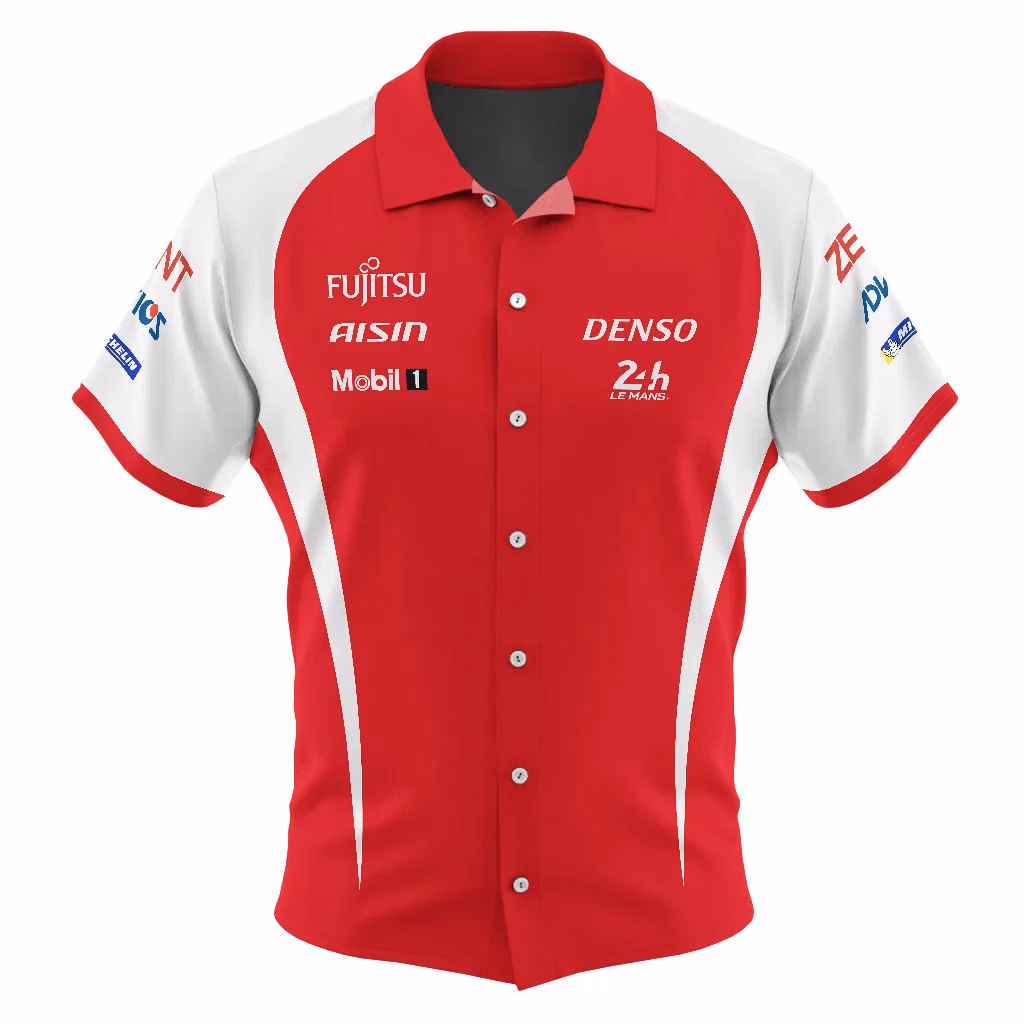 Alternative view of Toyo Hypercar Le Man 24h 2026 Racing Hawaiian Shirt
