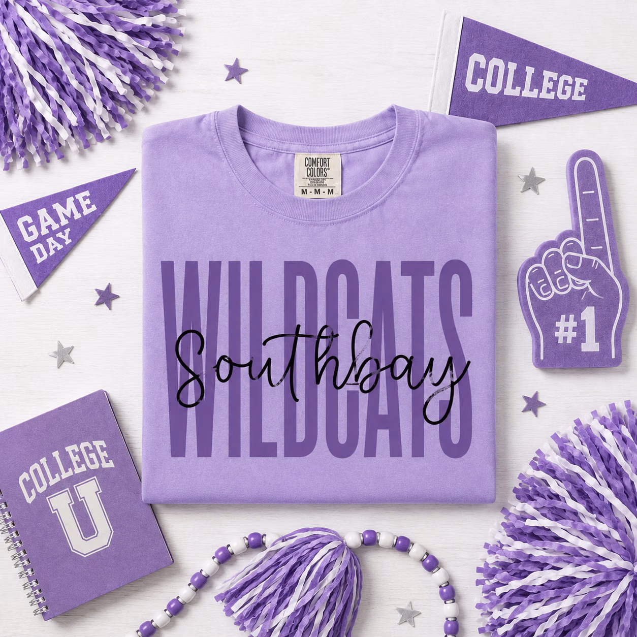 Custom College T-Shirt - Personalized Mascot Game Day Tee 6 Custom College T-Shirt - Personalized Mascot Game Day Tee - Image 6