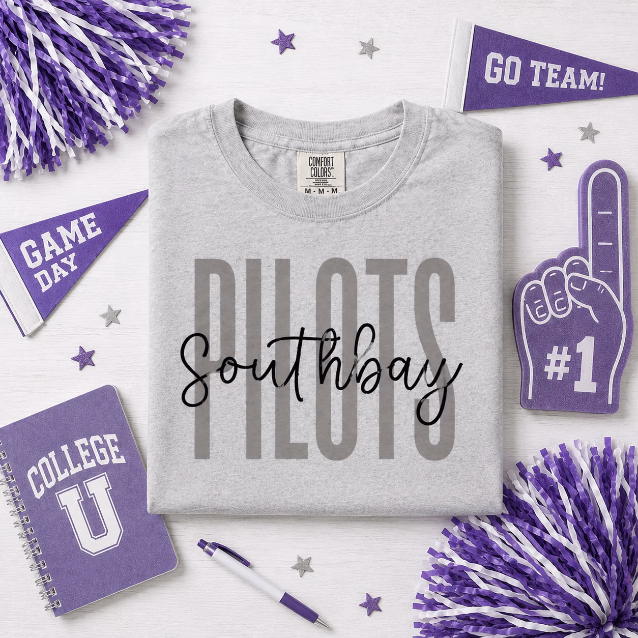 Custom College T-Shirt - Personalized Mascot Game Day Tee 4 Custom College T-Shirt - Personalized Mascot Game Day Tee - Image 4