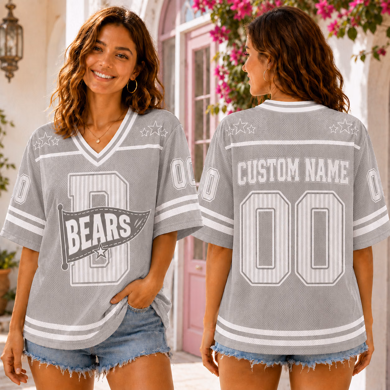 Custom College Football Jersey - Trendy Pennant Game Day Shirt 7 Custom College Football Jersey - Trendy Pennant Game Day Shirt - Image 7