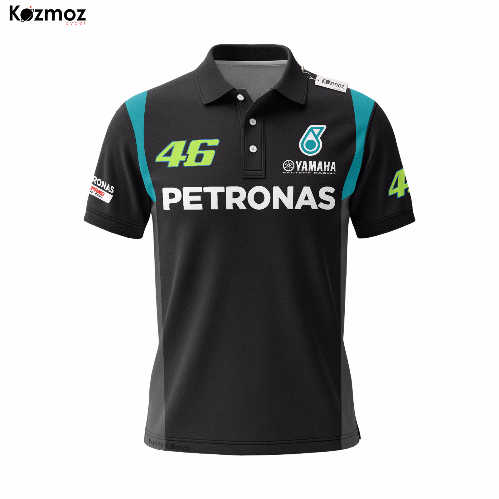 Alternative view of VR46 Polo Shirt 2021 - PETRONAS Yamaha SRT Racing Team