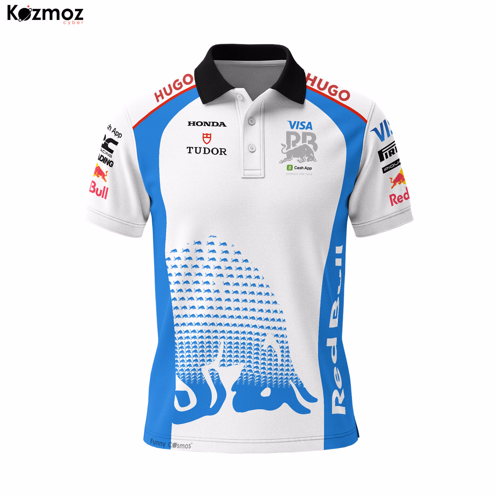 Alternative view of Visa Cash App RB Racing Polo Shirt 2025 Alpha RB Polo Team