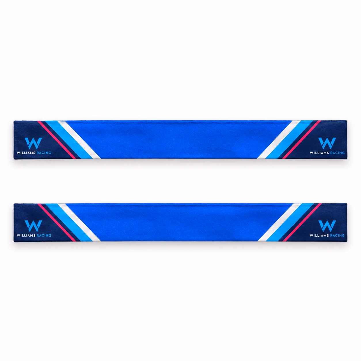 Alternative view of W Team Royal Blue Navy Inspired Motorsport Racing Scarf