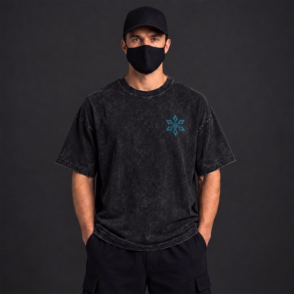Alternative view of White Haired Frost Captain T-Shirt Cosplay Costume Thirteen Court Guard Merch All Over Printed Shirts