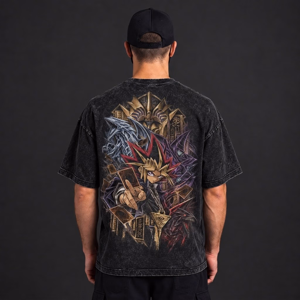 Alternative view of Master Duelist T-Shirt Cosplay Costume Vintage Monster Card Battle Merch All Over Printed Shirts
