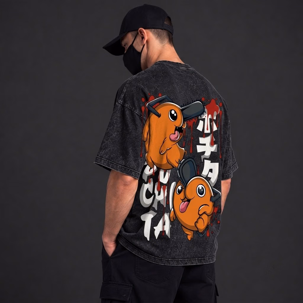 Orange Devil Dog T-Shirt Cosplay Costume The Saw Fiend Merch All Over Printed Shirts