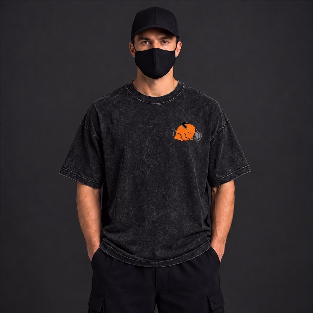 Alternative view of Orange Devil Dog T-Shirt Cosplay Costume The Saw Fiend Merch All Over Printed Shirts